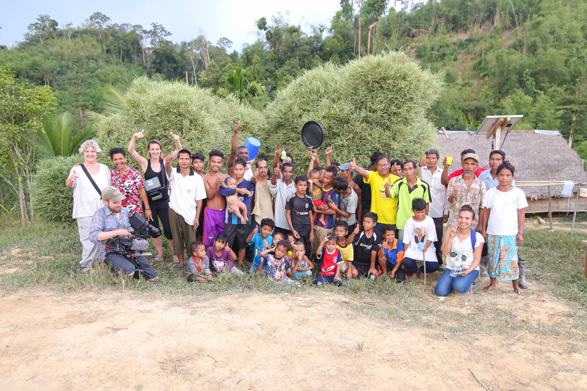 Saora+ impact programme delivery — hands-on infrastructure installation in a remote Orang Asli settlement