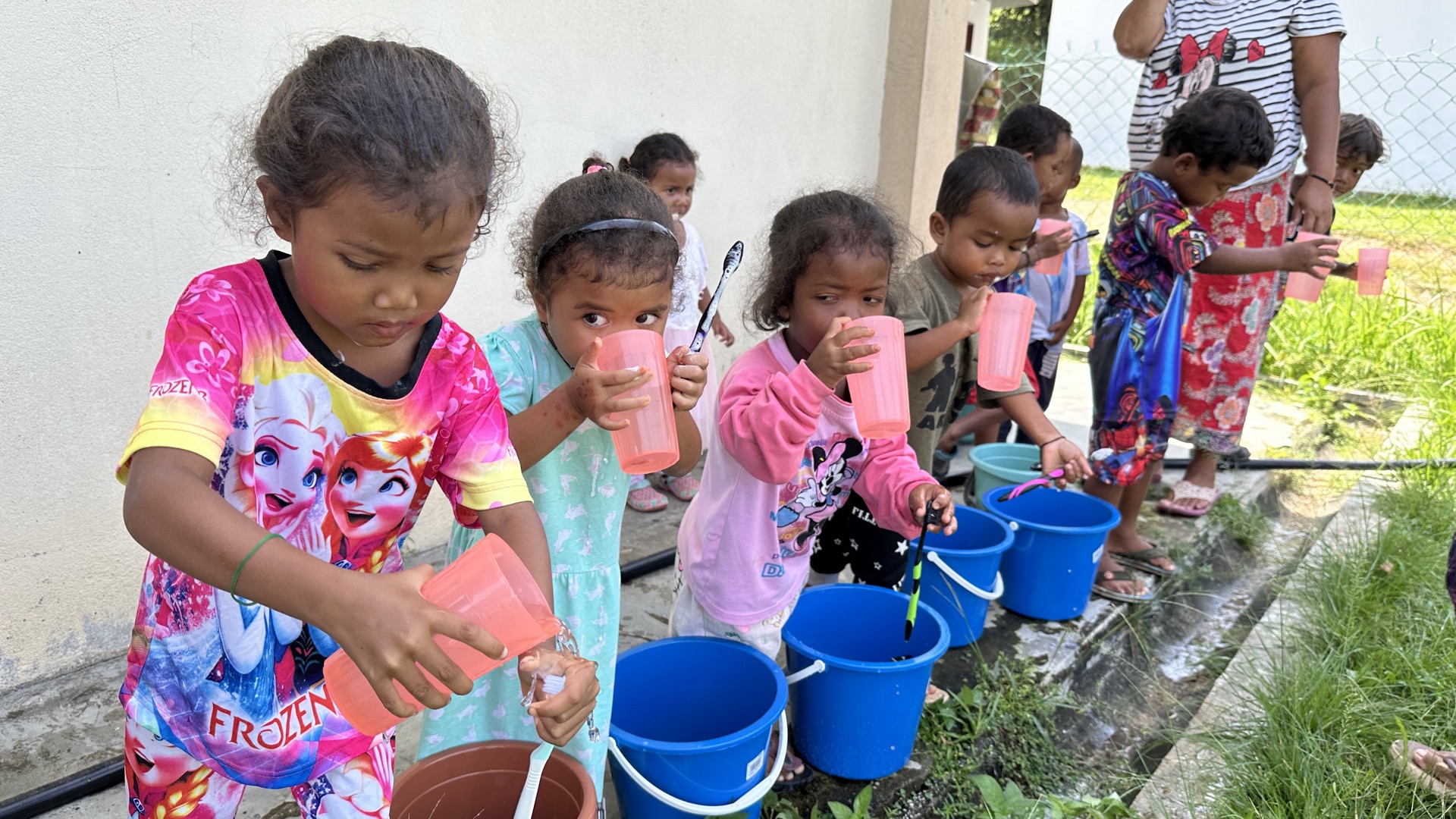 Completed Saora+ clean water project at Kampung Sungai Raba — sustainable infrastructure transforming community health outcomes